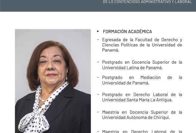 El presidente Cortizo nombra a Rosalinda Ross Serrano como nueva magistrada suplente de la Sala Tercera de la Corte