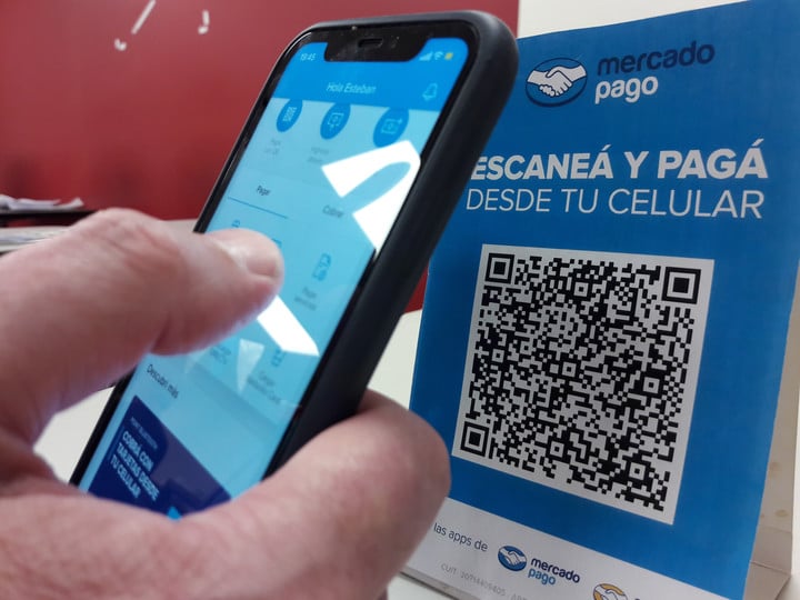 Mercado Pago. Por Débito se pueden ingresar de .000 a 1.000.000. Foto: Clarín