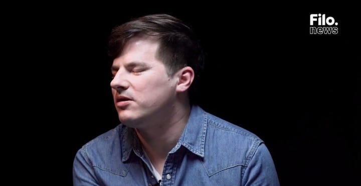 Nahuel Penissi, en la entrevista para "Caja Negra".