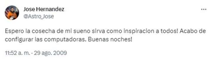 José Hernández astronauta