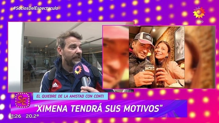 Pedro Alfonso volvió a hablar de su vínculo con Gustavo Conti. 