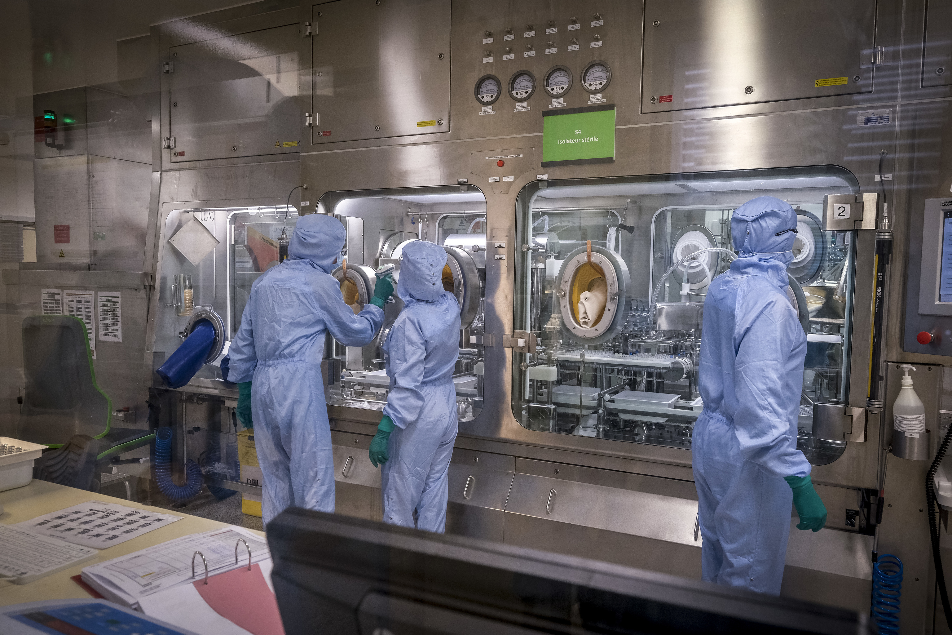 Como fabricanvacunas contrala polio hay espacios con bioseguridad de nivel 3.