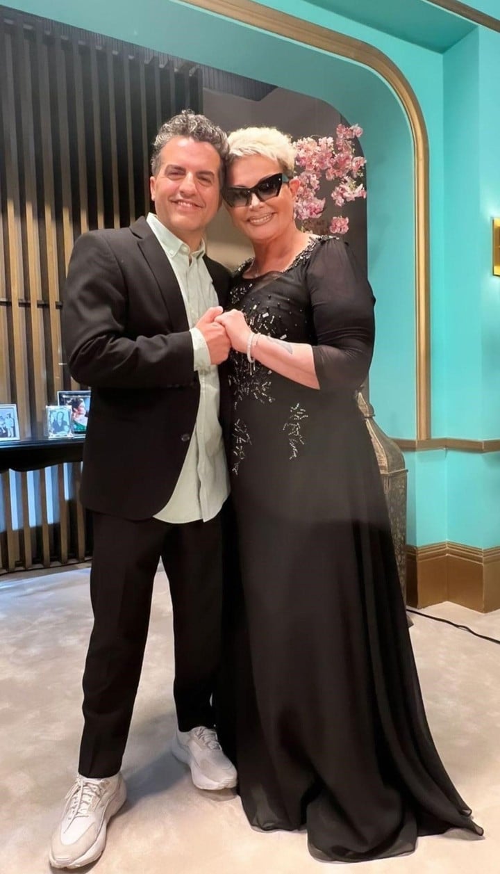 Carmen Barbieri y De Brito. Instagram.