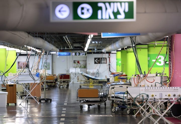 Toda la infraestructura bajo tierra del hospital concluyó en 2014. Foto: Thomas Coex/ AFP